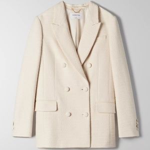 Aritzia Babaton Samuel Tweed Blazer NEW